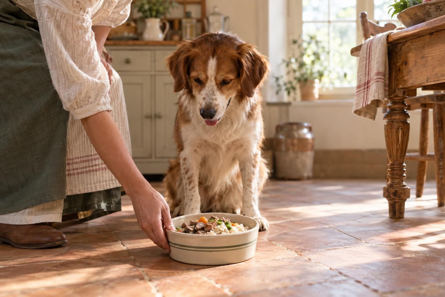 avant l’apparition des croquettes, les chiens se nourrissaient de restes, de viande et de proies. découvrez l’évolution de leur alimentation.